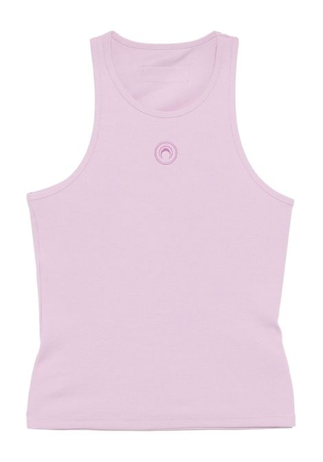 moon logo tank top woman lillac MARINE SERRE | WTT014A CJER0011PK35